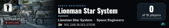 Lionman Star System live status badge
