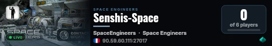 Senshis-Space live status badge
