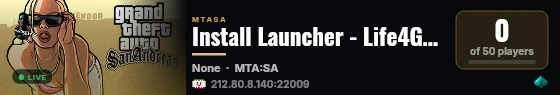 Install Launcher - Life4Game.ir live status badge