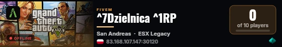 ^7Dzielnica ^1RP live status badge