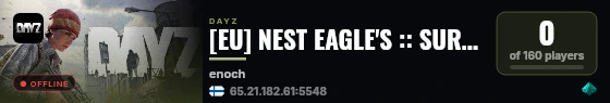 [EU] NEST EAGLE'S :: SURVIVAL :: PVE :: PVP :: HIGH LOOT live status badge