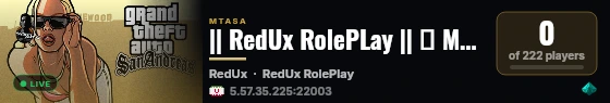 || RedUx RolePLay || ♥ Montazer Hozor Garmetonima ♥ || Size: ~ 800 MB || IRAN || live status badge