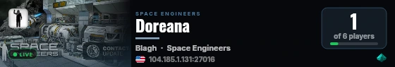 Doreana live status badge