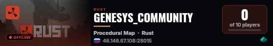 GENESYS_COMMUNITY live status badge