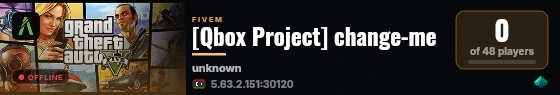 [Qbox Project] change-me live status badge