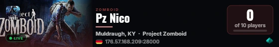 Pz Nico live status badge
