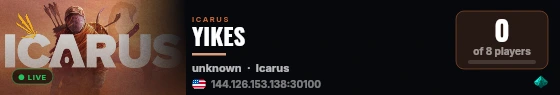 YIKES live status badge