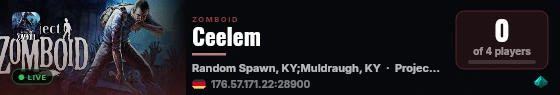 Ceelem live status badge