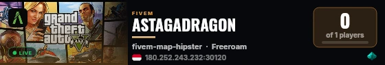 ASTAGADRAGON live status badge
