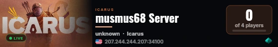 musmus68 Server live status badge