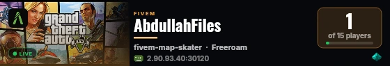 AbdullahFiles live status badge