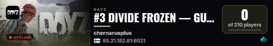 #3 DIVIDE FROZEN — GUNS++ — RAIDS — TRADER & GUNS #3 live status badge