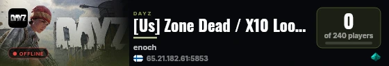 [Us] Zone Dead / X10 Loot / Survival / Cherno #2 live status badge