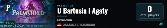 U Bartusia i Agaty live status badge