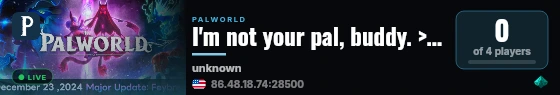 I'm not your pal, buddy. >:( HARD live status badge