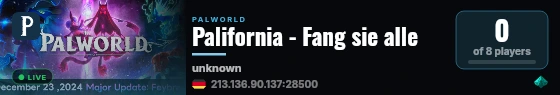 Palifornia - Fang sie alle live status badge