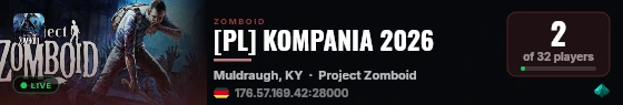 [PL] KOMPANIA 2026 live status badge