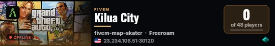 Kilua City live status badge