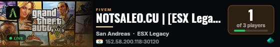 NOTSALEO.CU | [ESX Legacy] live status badge