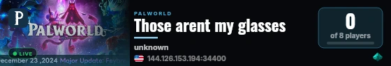 Those arent my glasses live status badge