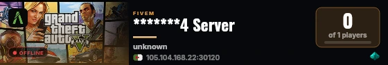 *******4 Server live status badge
