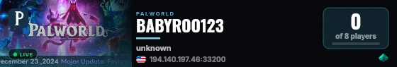 BABYROO123 live status badge