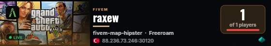 raxew live status badge