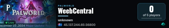 WeebCentral live status badge