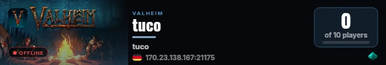 tuco live status badge