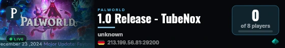 1.0 Release - TubeNox live status badge