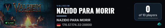 NAZIDO PARA MORIR live status badge