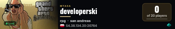 developerski live status badge