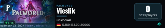 Vieslik live status badge