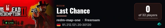 Last Chance live status badge