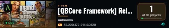 [QBCore Framework] RelatosRPbaseFinal live status badge