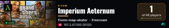 Imperium Aeternum live status badge