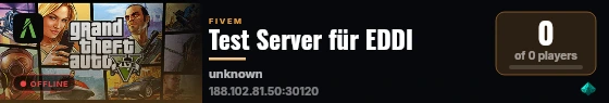 Test Server für EDDI live status badge