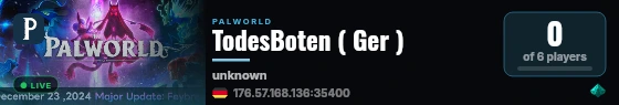 TodesBoten ( Ger ) live status badge