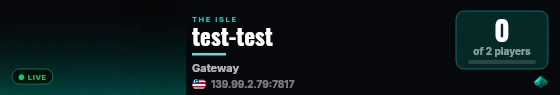 test-test live status badge