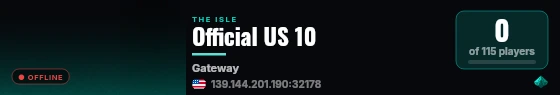 Official US 10 live status badge
