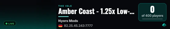 Amber Coast - 1.25x Low-Rules VoIP HighAI [PL/ENG] live status badge