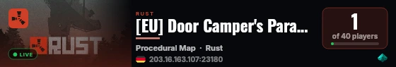 [EU] Door Camper's Paradise | Vanilla live status badge