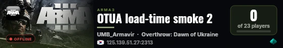 OTUA load-time smoke 2 live status badge