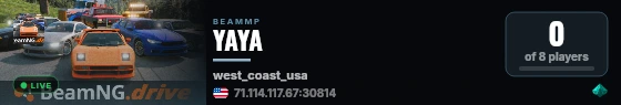 YAYA live status badge