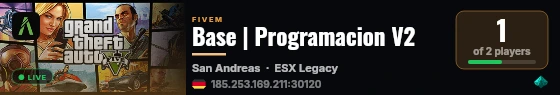 Base | Programacion V2 live status badge
