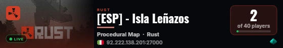 [ESP] - Isla Leñazos live status badge