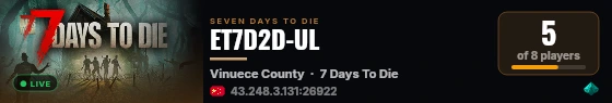 ET7D2D-UL live status badge