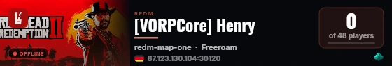 [VORPCore] Henry live status badge