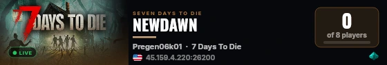 NEWDAWN live status badge