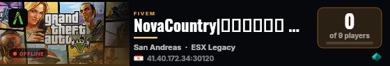 NovaCountry|مقاطعة نوفا live status badge